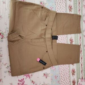 Tan Capri Pants